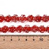 Luminous Handmade Gold Foil Glass Beads Strands FOIL-N029-01D-5
