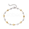 304 Stainless Steel Link Bracelets for Women BJEW-JB11764-03-2