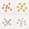 Flat Round Brass Spacer Beads KK-CW0001-01-5