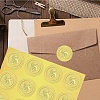 34 Sheets Self Adhesive Gold Foil Embossed Stickers DIY-WH0509-017-6