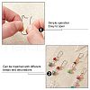 CREATCABIN 100Pcs 2 Style 304 Stainless Steel Hoop Earrings Findings STAS-CN0001-04-4