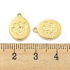 PVD Vacuum Plating 304 Stainless Steel Charms STAS-L278-053G-3