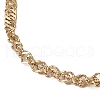 304 Stainless Steel Singapore Chain Bracelet Makings AJEW-JB01322-01-3
