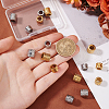 Unicraftale 16Pcs 4 Styles Ion Plating(IP) 304 Stainless Steel European Beads STAS-UN0061-08-2