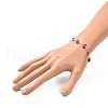 Natural Mixed Gemstone Chip Beaded Bracelet for Girl Women BJEW-JB06983-4