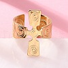304 Stainless Steel Open Cuff Rings RJEW-S623-01G-3