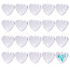 Openable Transparent Plastic Pendants FIND-WH0148-327-1