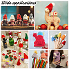  60Pcs 2 Style Handmade Wool Woven Hat Decoration AJEW-NB0005-60-6