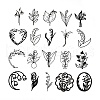 20Pcs Waterproof PET Stickers Set DIY-F149-02C-1