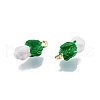 Brass Enamel Pendants KK-G432-05G-2