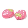 Opaque Resin Fruit Cabochons RESI-G072-02E-2
