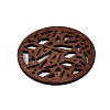 Poplar Wood Pendants WOOD-N016-41-2