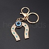 Alloy Rhinestone Keychains PW-WG38863-01-3