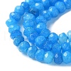Dyed Natural Malaysia Jade Rondelle Beads Strands X-G-E316-2x4mm-58-3