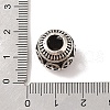 Tibetan Style Alloy European Beads TIBE-Q090-04AS-3