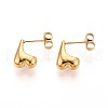 304 Stainless Steel Stud Earrings EJEW-N059-07G-1