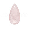Natural Rose Quartz Pendants PW-WGD145F-06-1