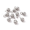 Non-Tarnish 304 Stainless Steel Charms STAS-C059-11P-3