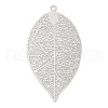 Non-Tarnish 304 Stainless Steel Filigree Pendants STAS-K257-01P-2
