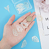 SUPERFINDINGS 6 Styles Natural Capiz Shell Pendants SHEL-FH0001-02-3