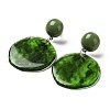 Resin Stud Earrings EJEW-I288-02A-3