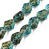 Electroplate Glass Beads Strands EGLA-N012-09D-1