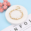 Brass Multi-strand Bracelets BJEW-N031-01G-1