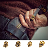  4Pcs 4 Styles Brass European Beads KK-NB0003-65-5