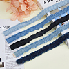 SUPERFINDINGS 5Pcs 5 Colors Denim Fabric Ribbons DIY-FH0007-16-4