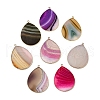 Natural Agate Pendants G-E526-01-M-1