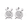 201 Stainless Steel Charms X-STAS-V001-19-1