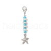Ocean Tibetan Style Alloy Pendant Decorations HJEW-JM03376-4