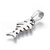 Tarnish Resistant 304 Stainless Steel Pendants STAS-I096-15P-2