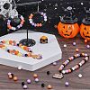 SUNNYCLUE 1200Pcs 4 Colors Halloween Themed Opaque Acrylic Beads MACR-SC0001-43-3