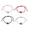 Gemstone Braided Bead Bracelets BJEW-MZ00154-2