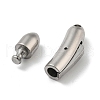 304 Stainless Steel Bayaonet Clasps STAS-V008-26P-2