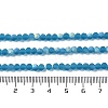Transparent Glass Beads Strands EGLA-A034-T4mm-MB27-5