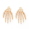 Brass Pendants KK-N234-10G-1