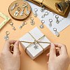 32Pcs 16 Style Alloy Pendant Locking Stitch Markers HJEW-CJ00044-4