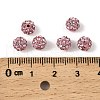 Polymer Clay Rhinestone Beads RB-H284-6MM-223-2