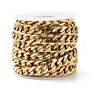 Ion Plating(IP) 304 Stainless Steel Cuban Link Chains CHS-L020-023G-2