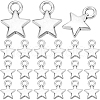 SUNNYCLUE 200Pcs Tibetan Style Alloy Star Charms FIND-SC0007-65-1