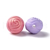 Spray Painted ABS Plastic Beads KY-G025-04-2
