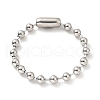 304 Stainless Steel Ball Chain Necklace & Bracelet Set STAS-D181-02P-01D-3