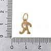 304 Stainless Steel Enamel Charms STAS-G353-01G-R-3
