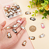 Olycraft 36Pcs 6 Colors Alloy Enamel Pendants FIND-OC0002-94-3