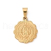 201 Stainless Steel Pendants STAS-C130-04C-G-1