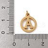 304 Stainless Steel Charms
with Jump Ring STAS-R001-02G-A-3