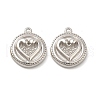 Tarnish Resistant 304 Stainless Steel Pendant Rhinestone Settings STAS-F284-29P-2