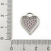 Brass Micro Pave Cubic Zirconia Pendants KK-I276-29P-04-3
